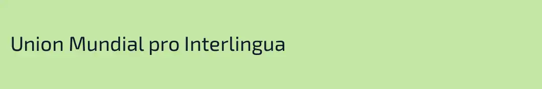 Union Mundial pro Interlingua
